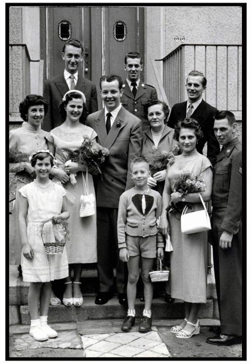 1956 Berlin, Germany, Aunt Ulla's Wedding
